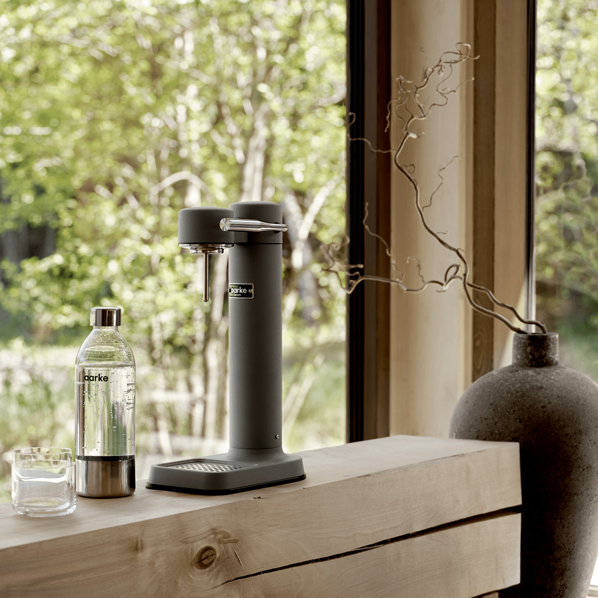 Aarke Carbonator 3 Matte Grey Sparkling Water Maker Sparkling Water Maker