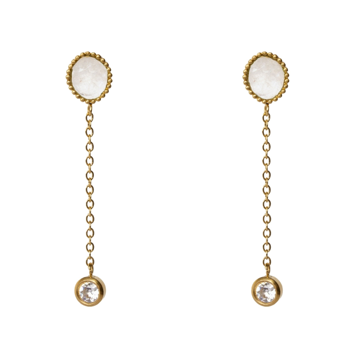 AEC Paris Earrings Clio Moonstone