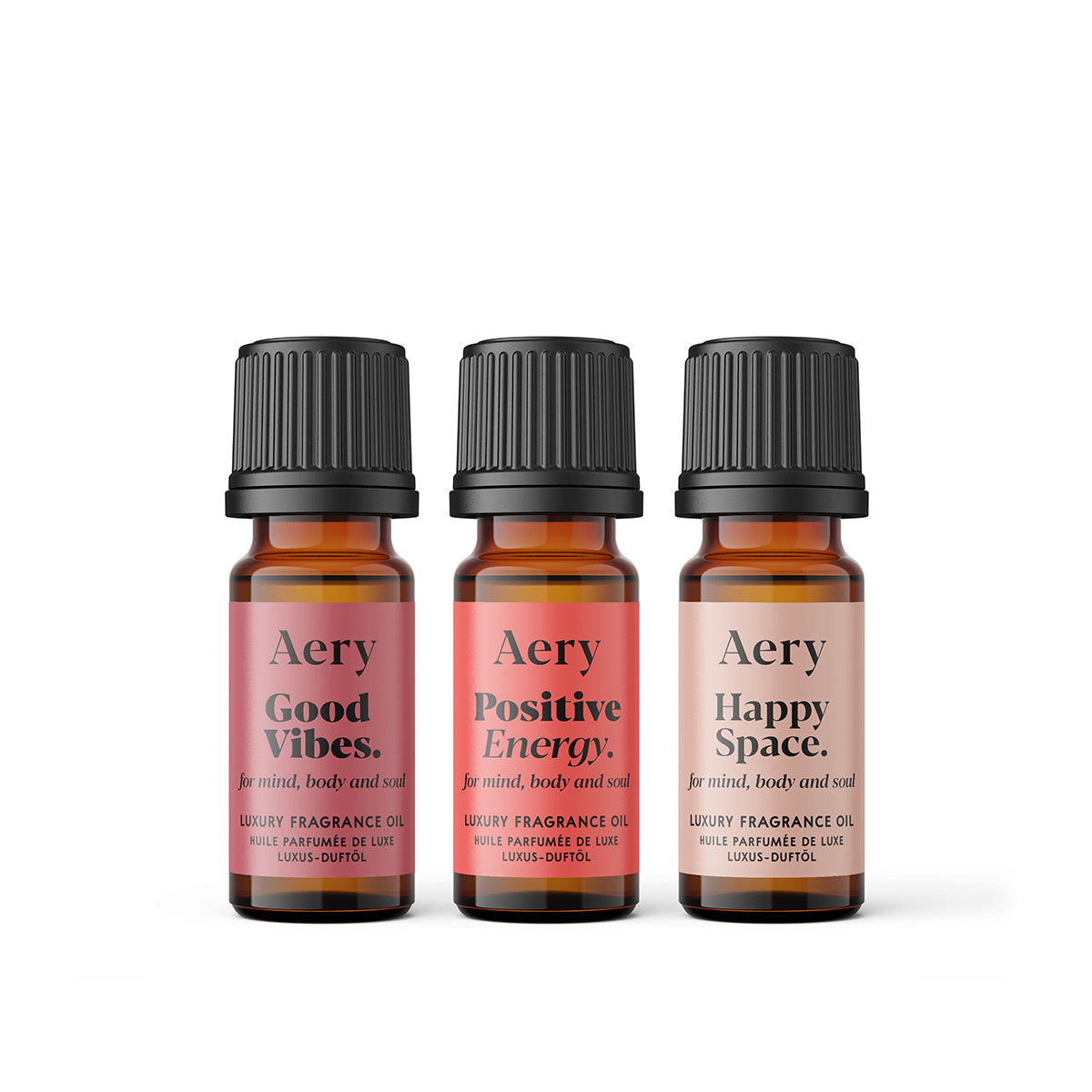 Aery Living Aromatherapy 10ml Fragrance Oil Set (3) Happiness Kit
