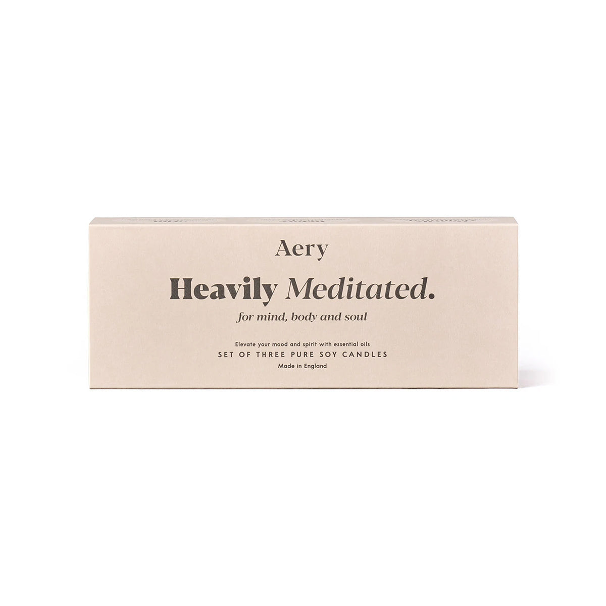 Aery Living Aromatherapy Votive Gift Set Heavily Meditated Candle Gift Set Candle Gift Set