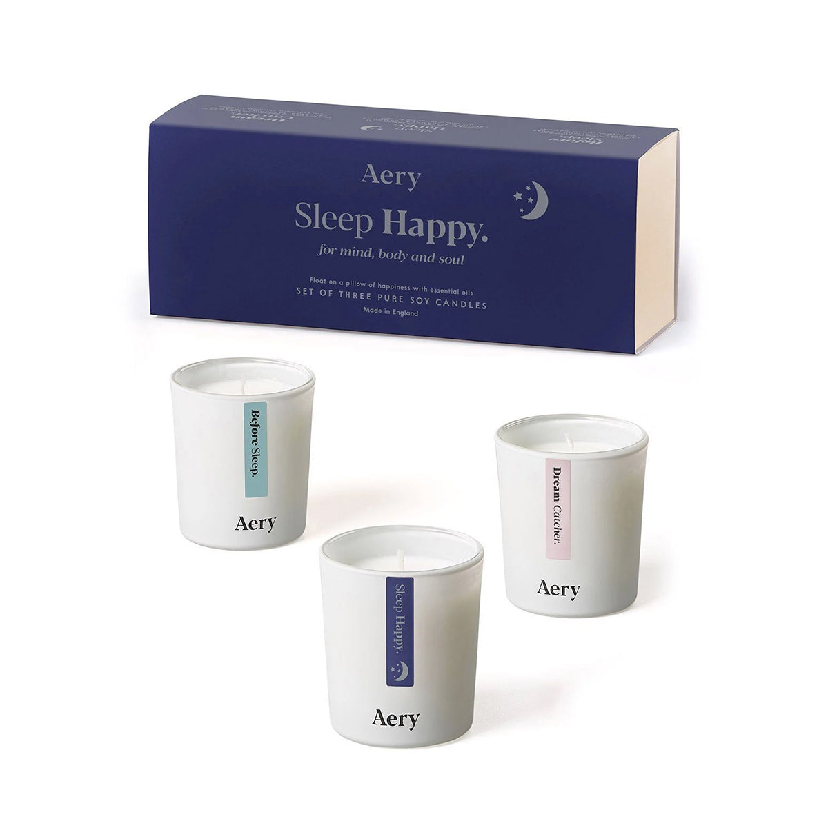 Aery Living Aromatherapy Votive Gift Set Sleep Happy Candle Gift Set Candle Gift Set