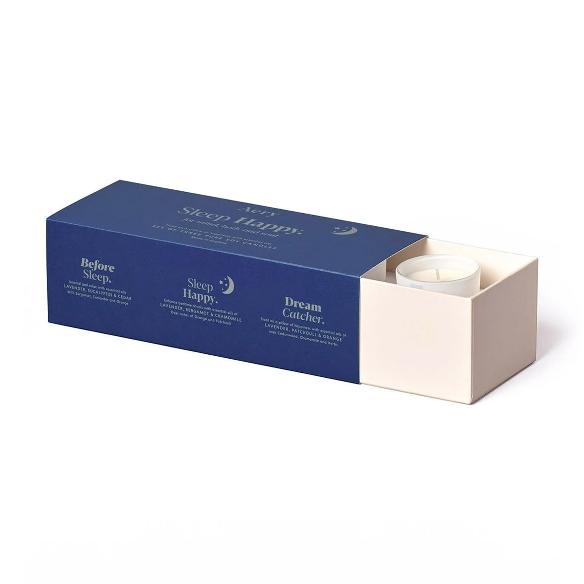 Aery Living Aromatherapy Votive Gift Set Sleep Happy Candle Gift Set Candle Gift Set