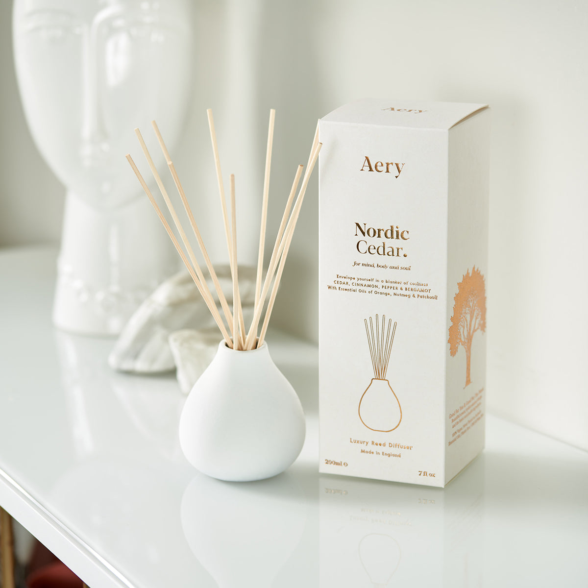 Aery Living Fernweh 200ml Reed Diffuser Nordic Cedar