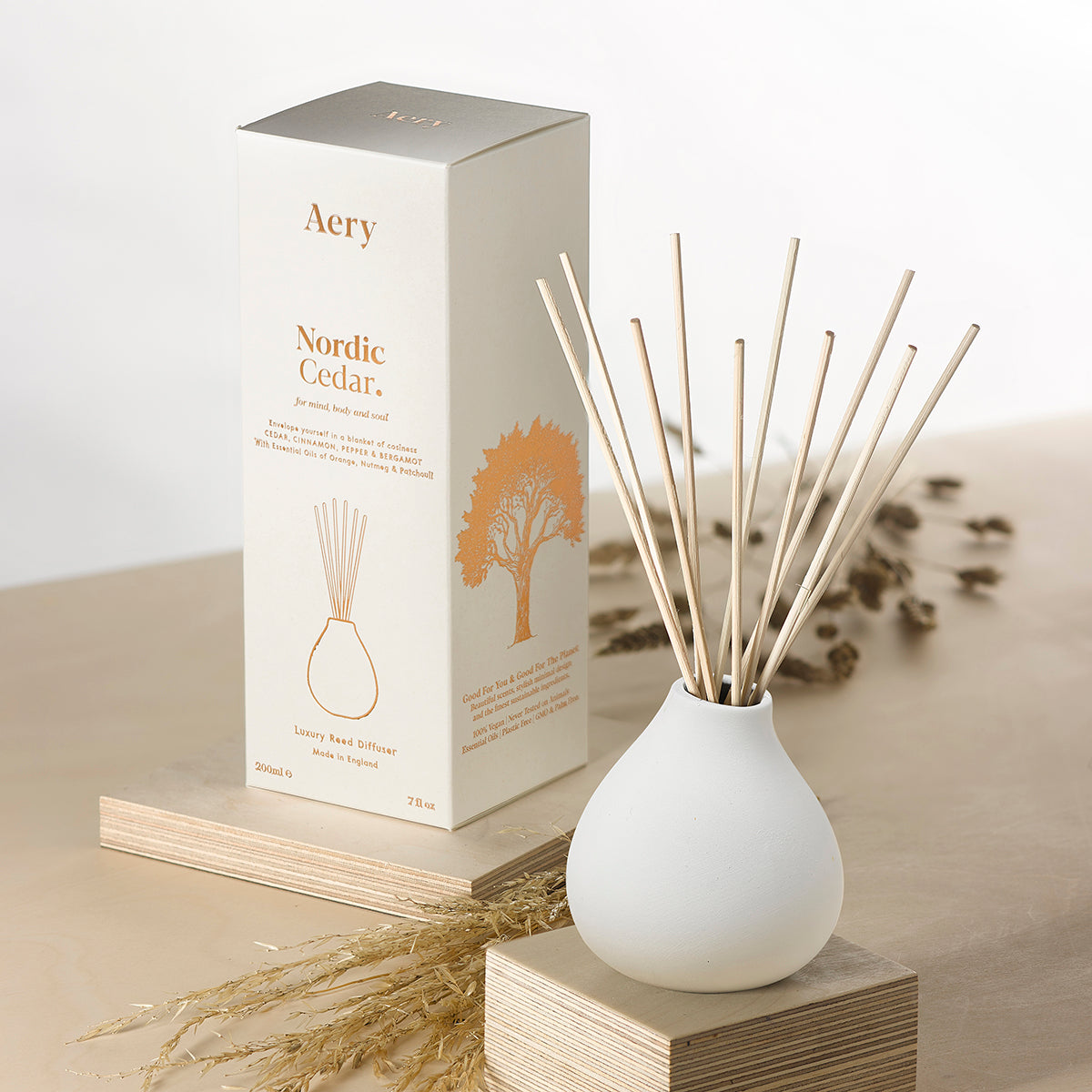 Aery Living Fernweh 200ml Reed Diffuser Nordic Cedar