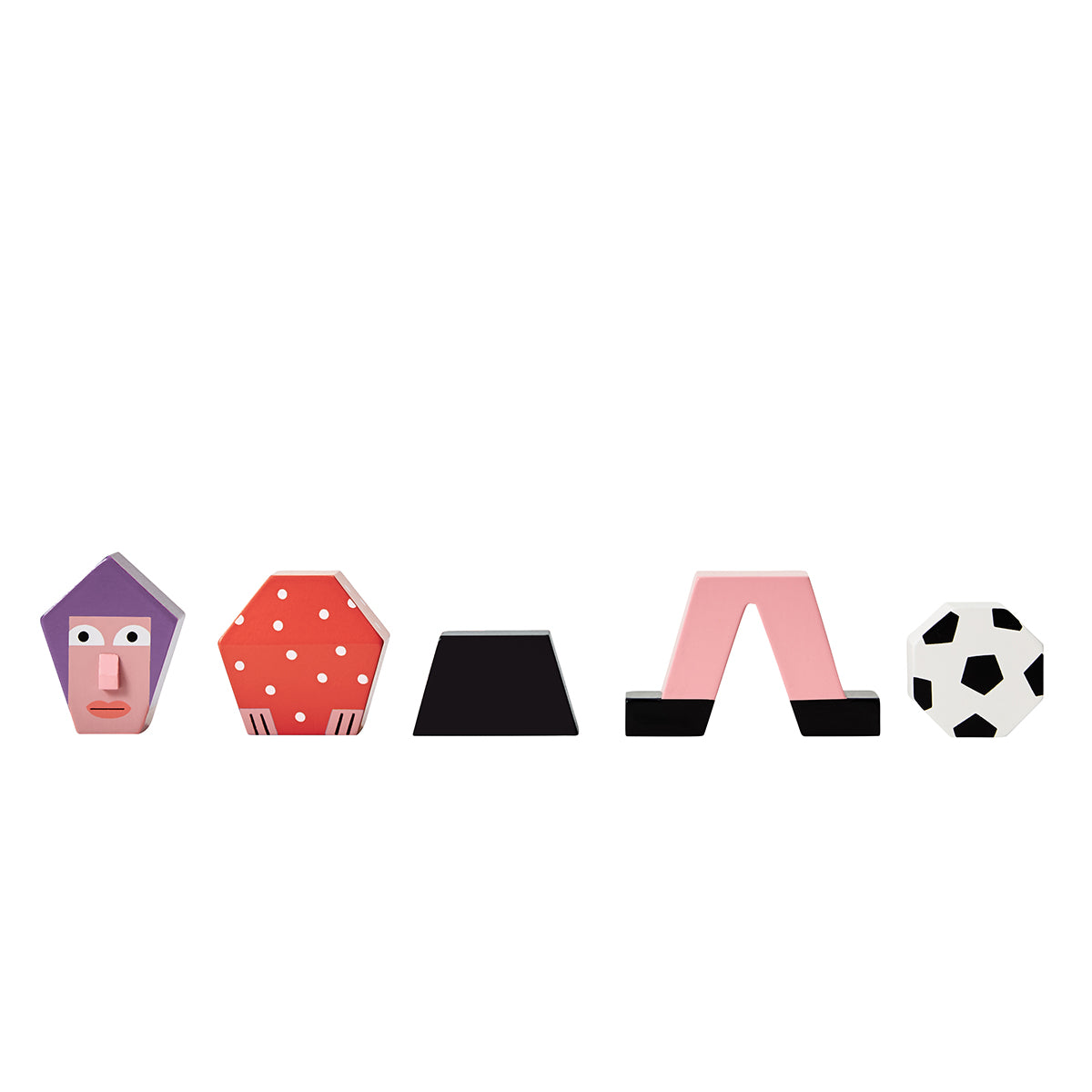 Areaware Block Party Gal Wooden Toy Wooden Toy