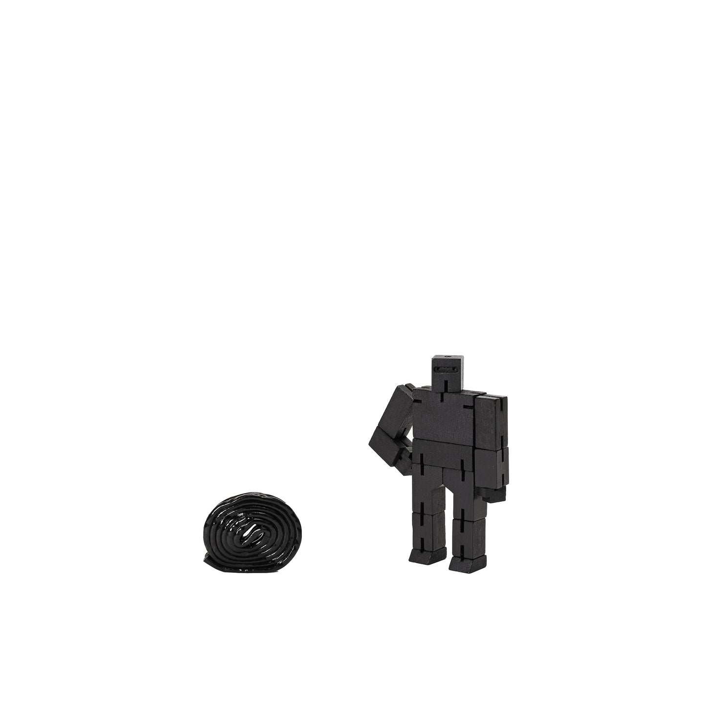 Areaware Cubebot Micro Ninja Black Robot Toy Robot Toy