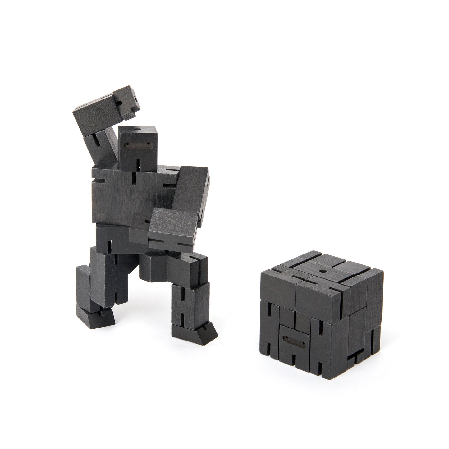 Areaware Cubebot Small Ninja Black Robot Toy Robot Toy