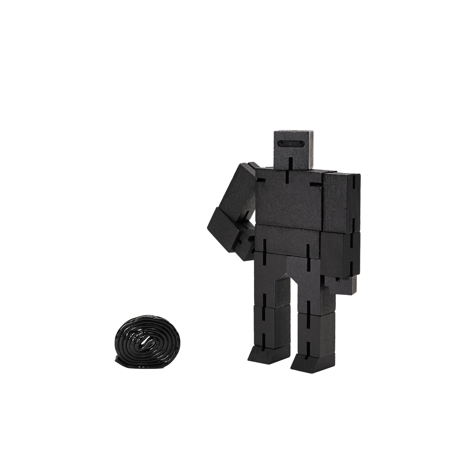 Areaware Cubebot Small Ninja Black Robot Toy Robot Toy