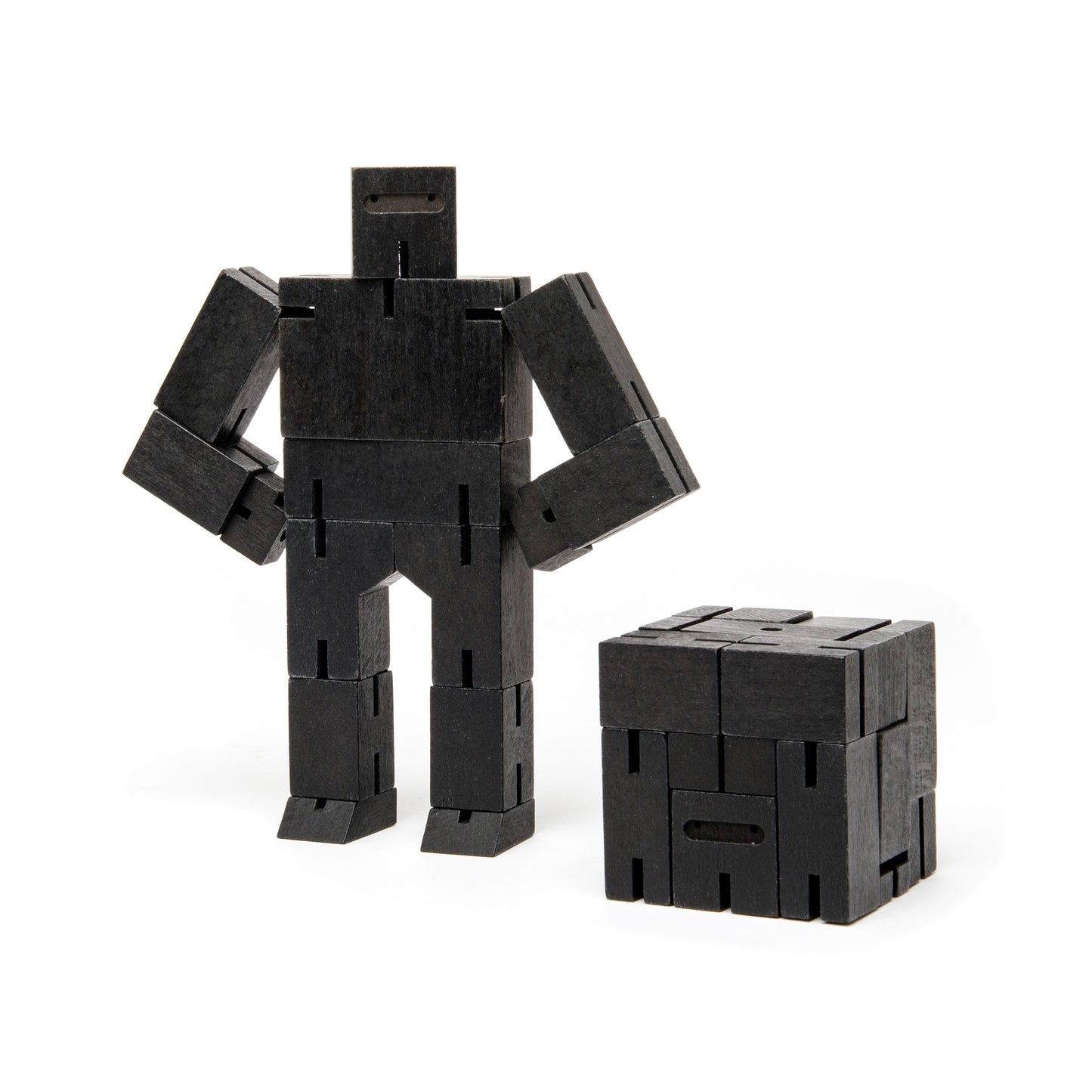 Areaware Cubebot Small Ninja Black Robot Toy Robot Toy