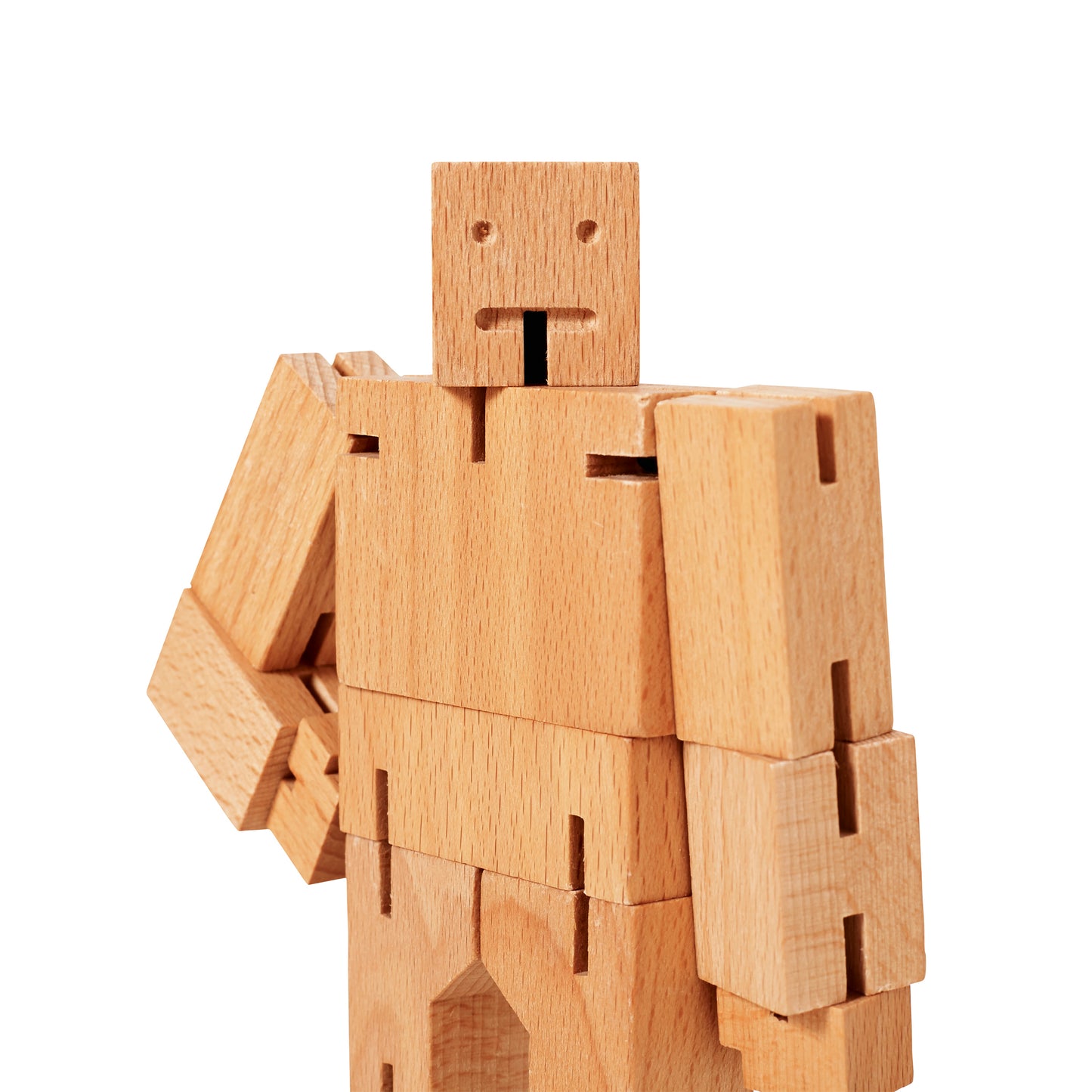 Areaware Cubebot Small Natural Robot Toy Robot Toy
