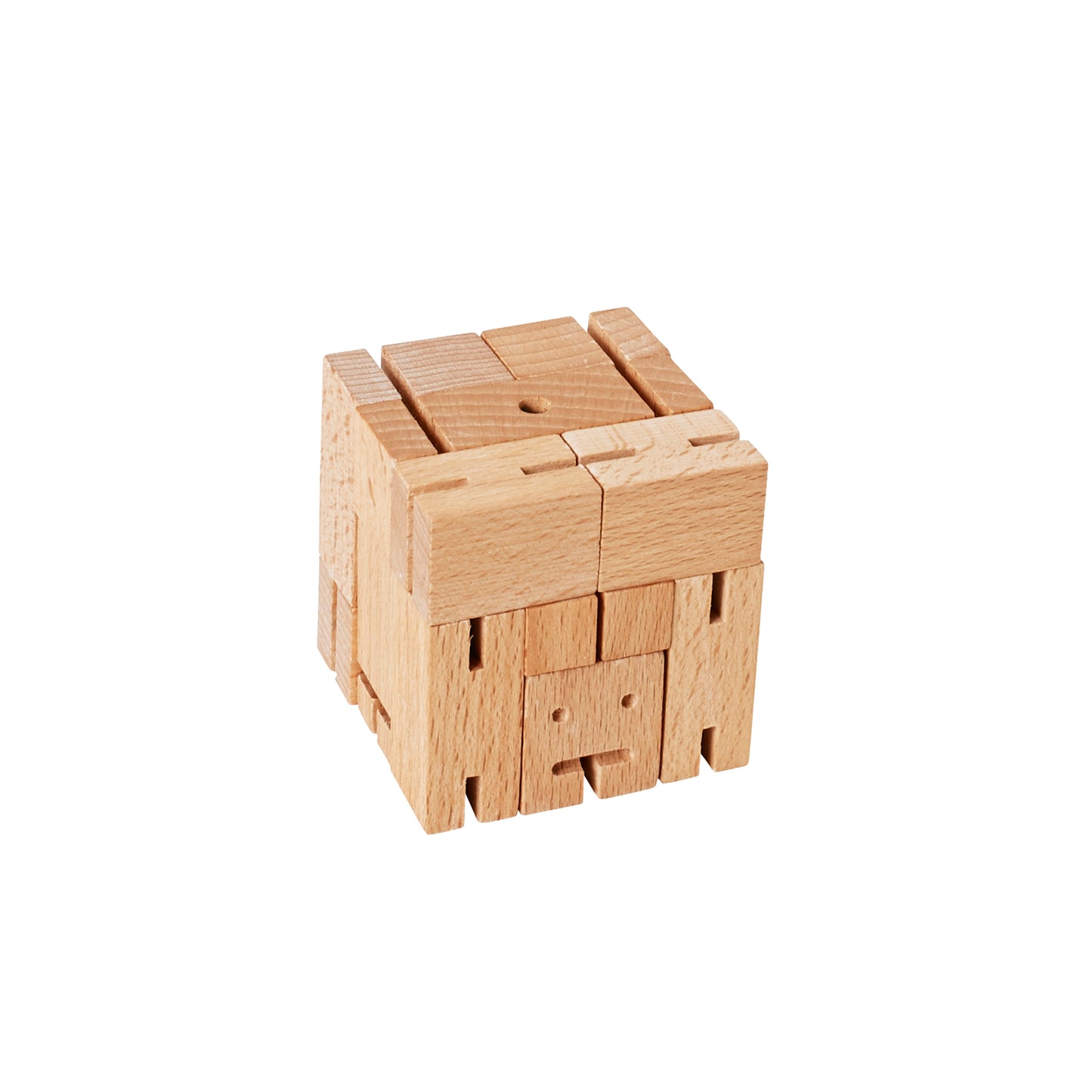 Areaware Cubebot Small Natural Robot Toy Robot Toy