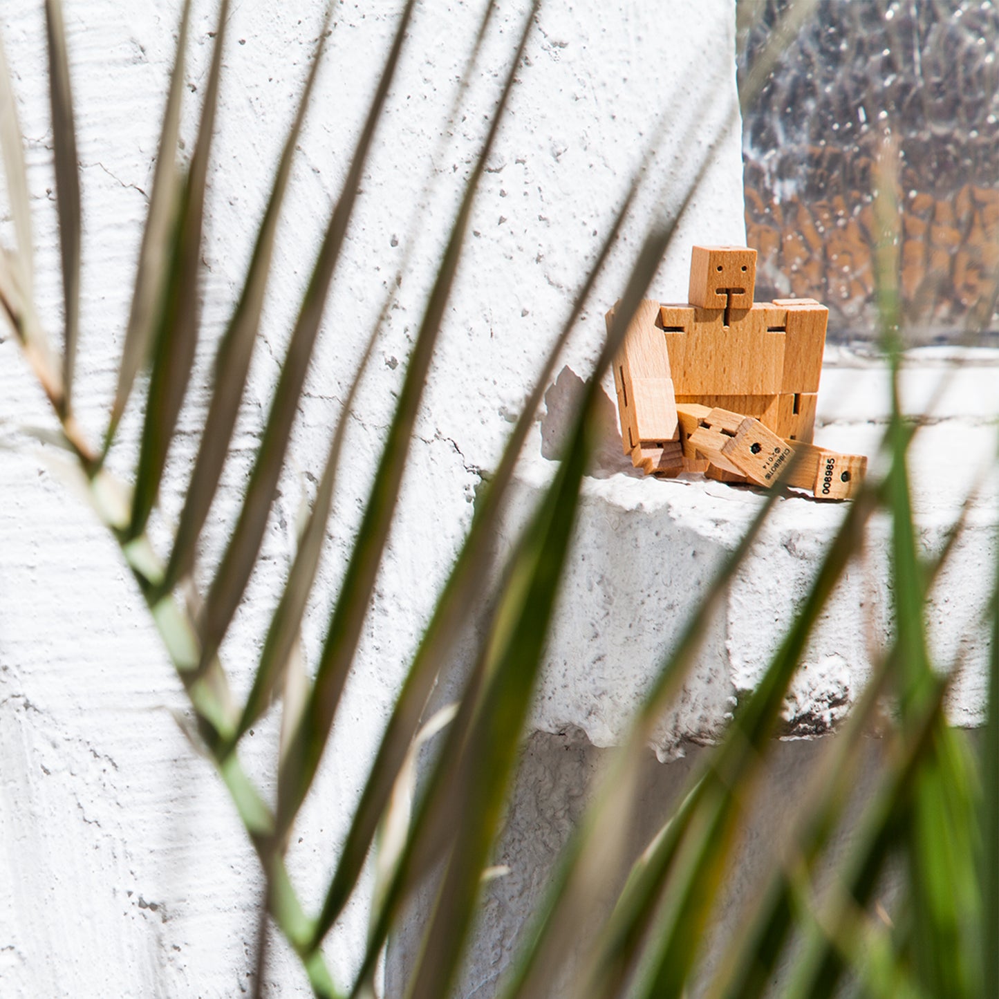 Areaware Cubebot Small Natural Robot Toy Robot Toy