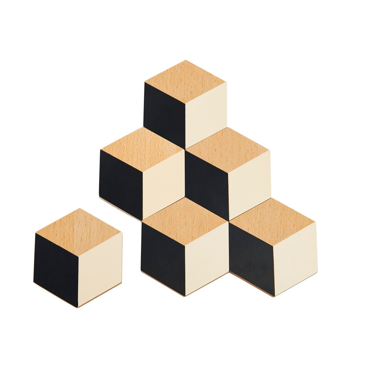 Areaware Table Tiles Coasters Black