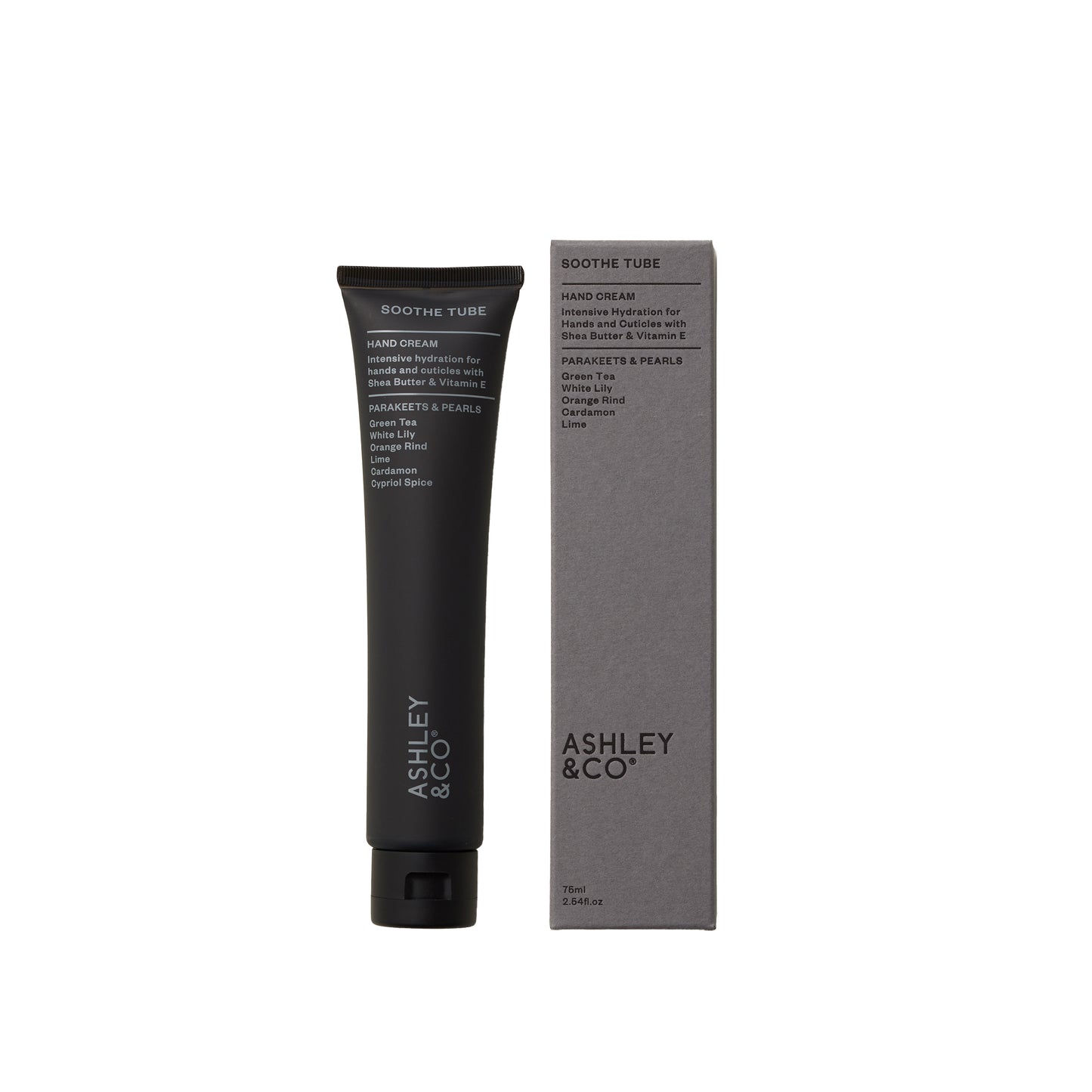 Ashley & Co Soothe Tube 75ml Parakeets & Pearls Hand Cream Hand Cream