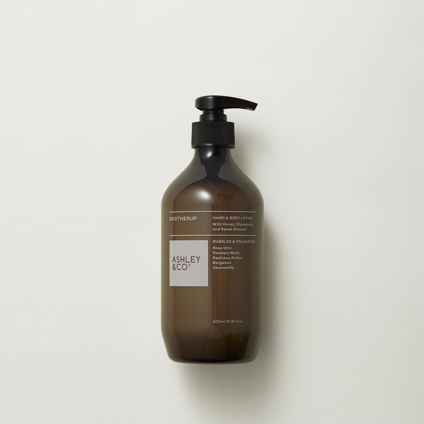 Ashley & Co Sootherup 500ml Bubbles & Polkadots Hand & Body Lotion Hand & Body Lotion