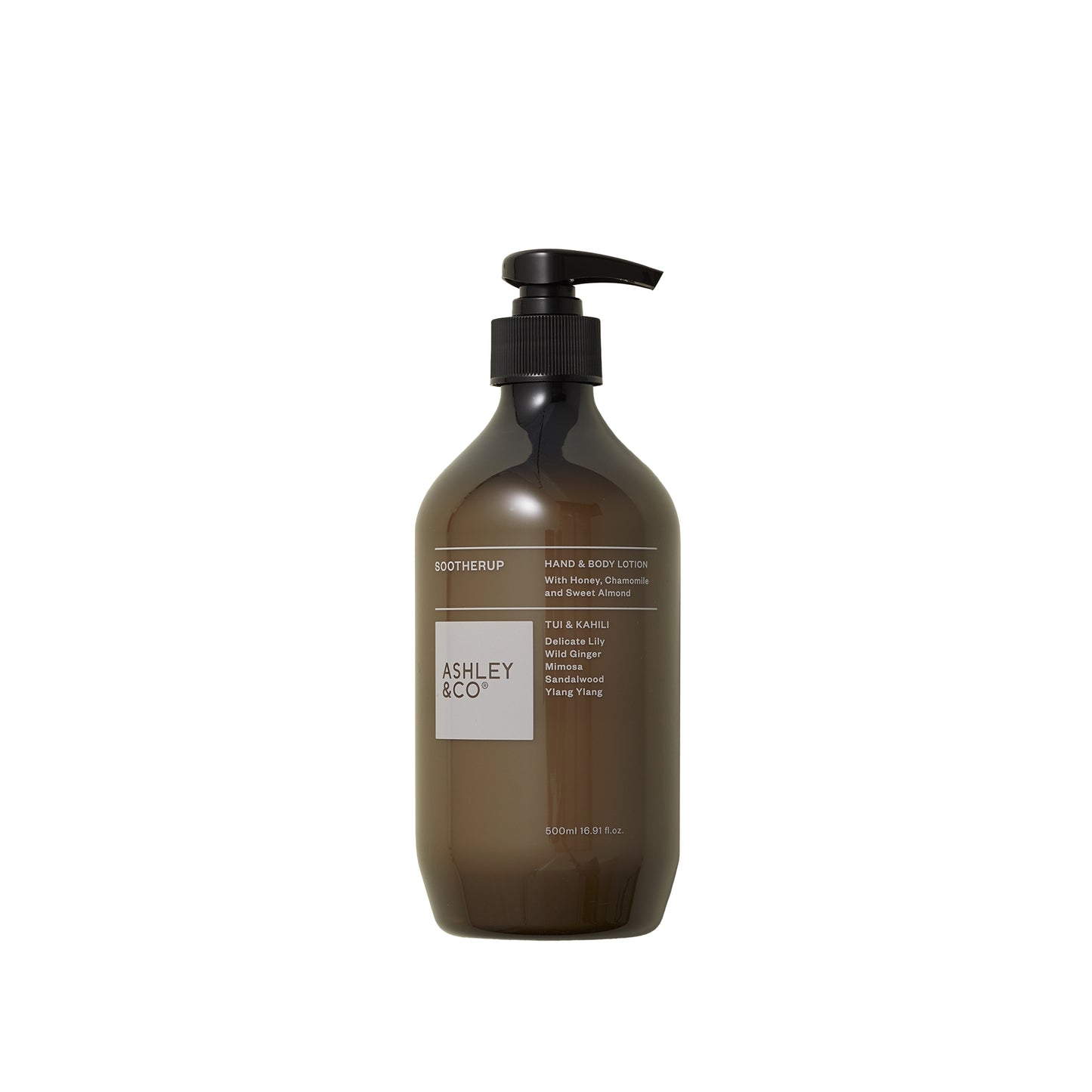 Ashley & Co Sootherup 500ml Tui & Kahili Hand & Body Lotion Hand & Body Lotion