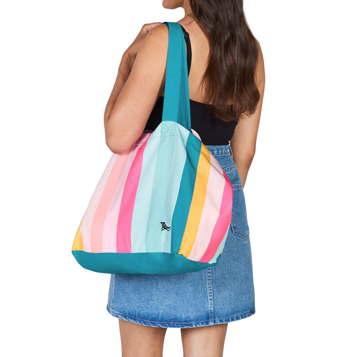 Dock & Bay Beach Tote Bag M Coastal Candy 100% Recycled 100% Recycled