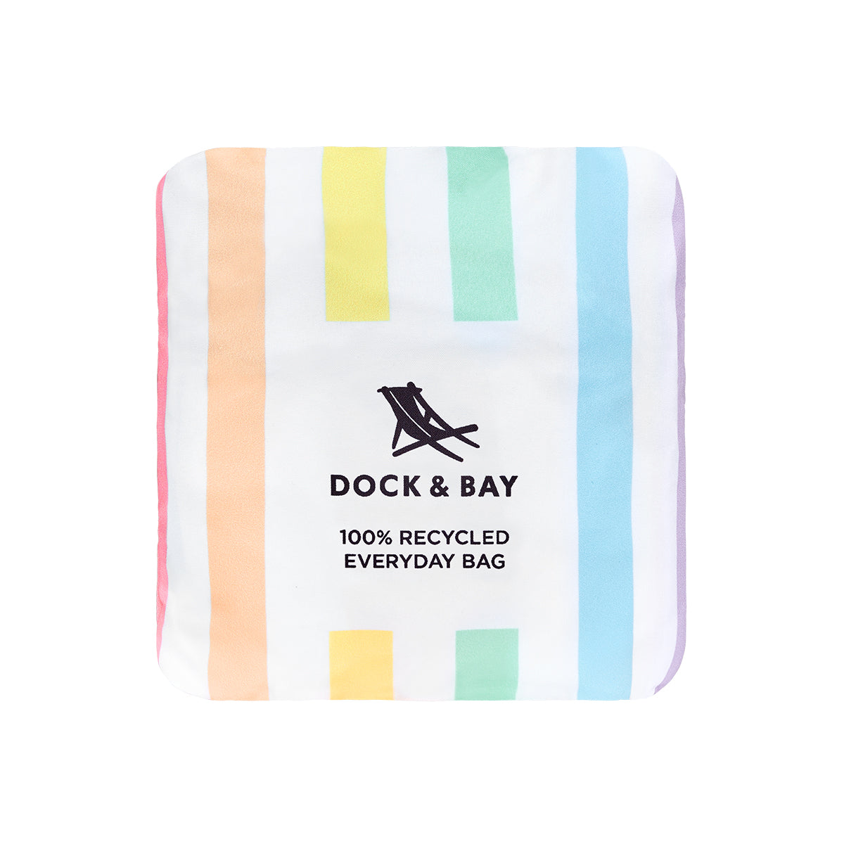 Dock & Bay Beach Tote Bag M Unicorn Waves 100% Recycled 100% Recycled