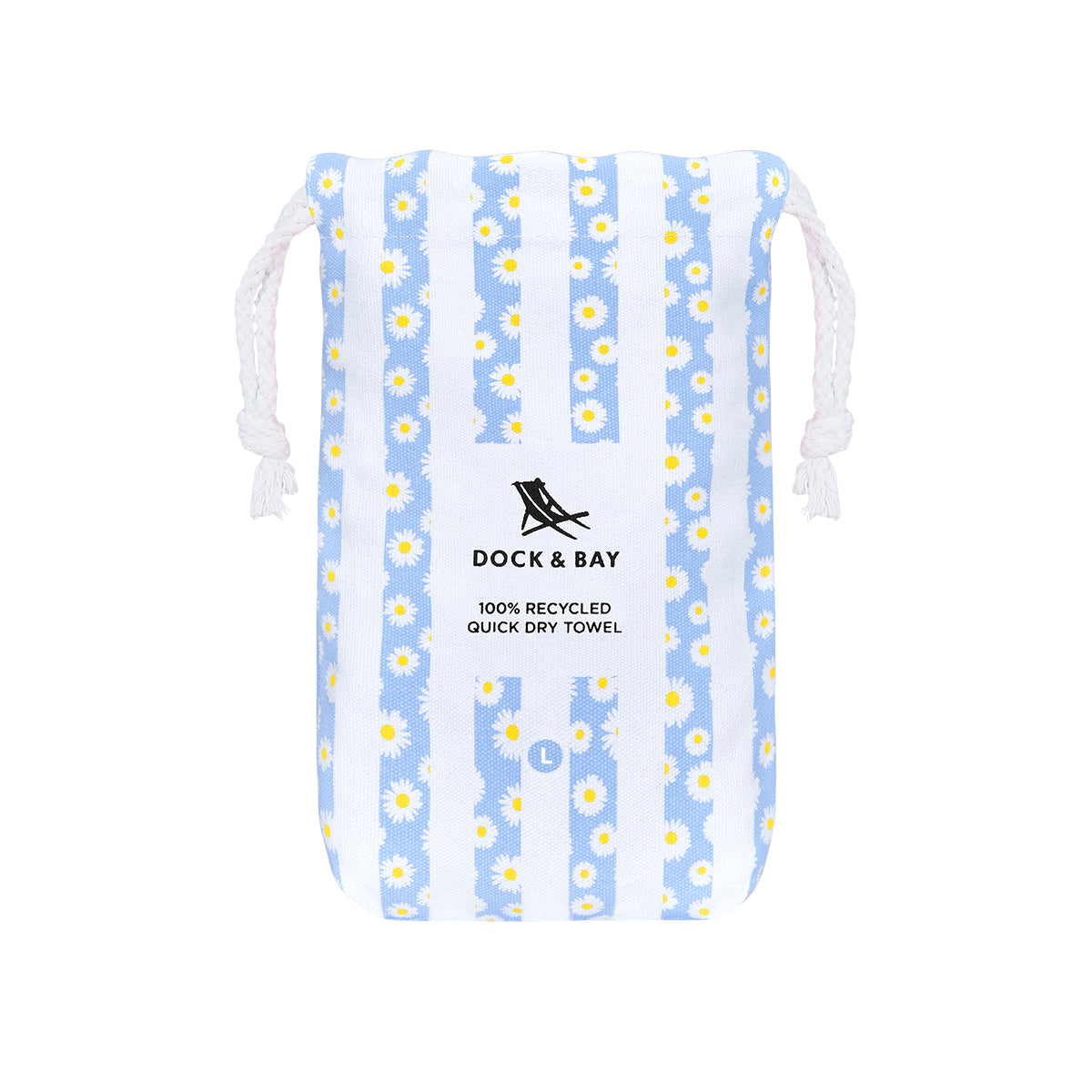 Dock & Bay Beach Towel Flower Power Collection L Daisy Daze 100% Recycled 100% Recycled