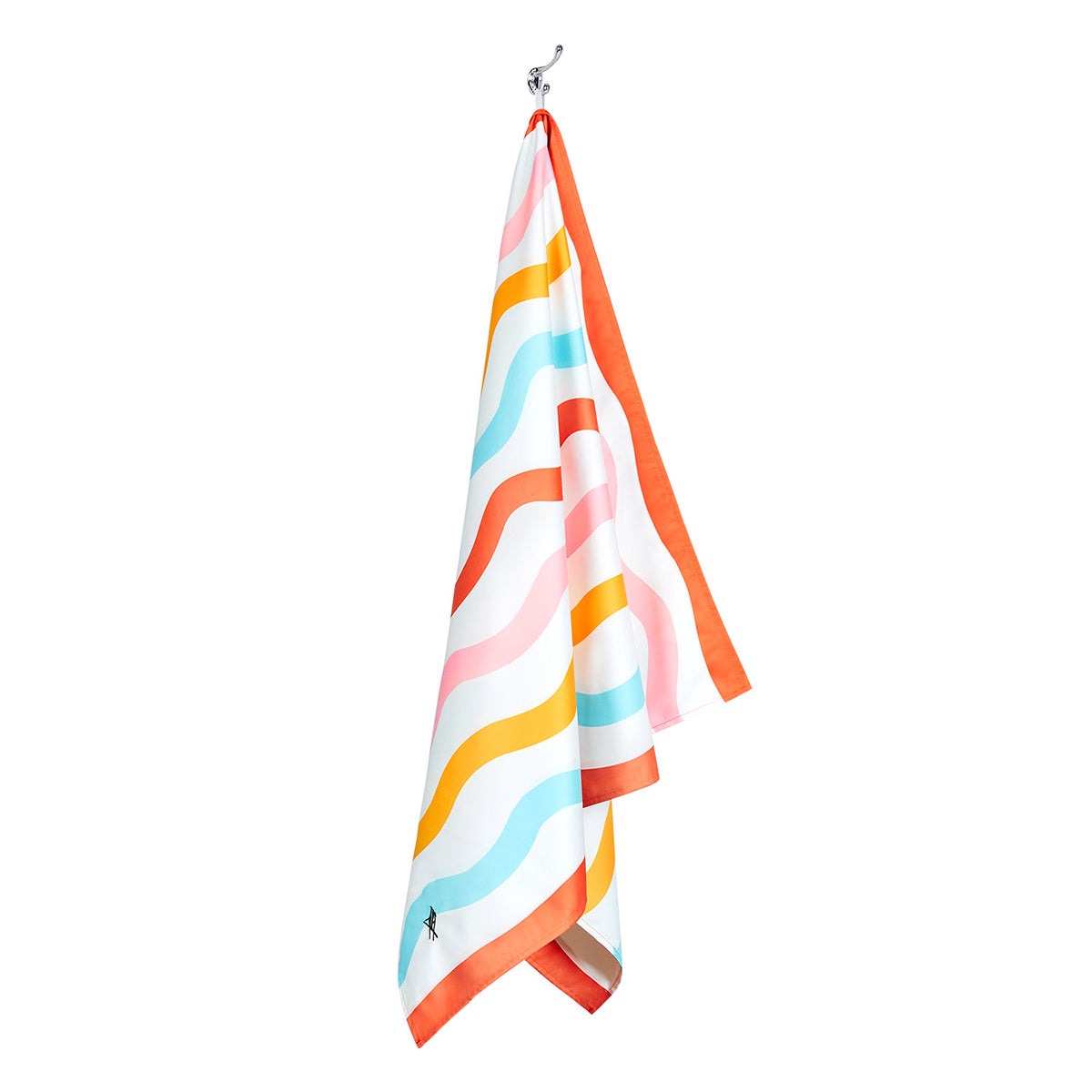 Dock & Bay Beach Towel Kids Collection M Squiggle Face 100% Recycled 100% Recycled