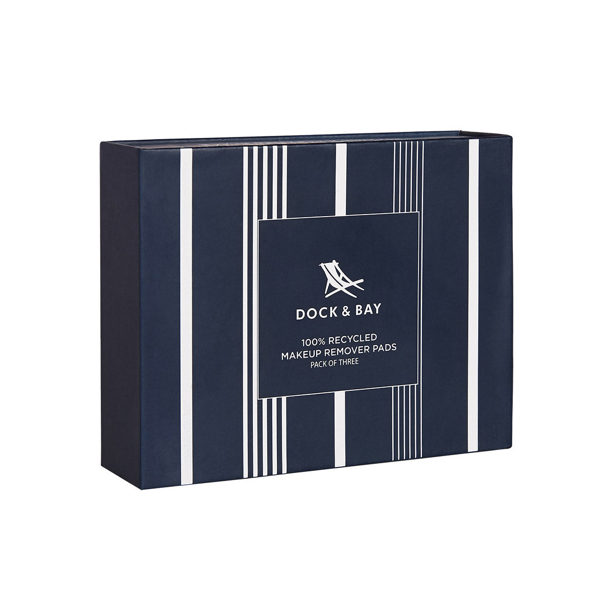 Dock & Bay Home Reusable Makeup Wipes (pk of 3) Patchouli Navy 100% Recycled 100% Recycled