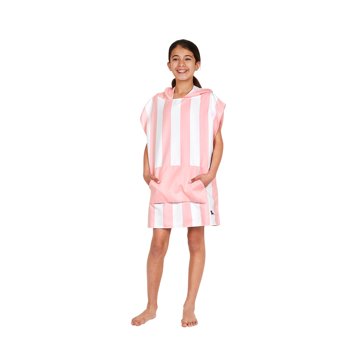 Dock & Bay Poncho Mini Cabana Collection Malibu Pink 100% Recycled 100% Recycled