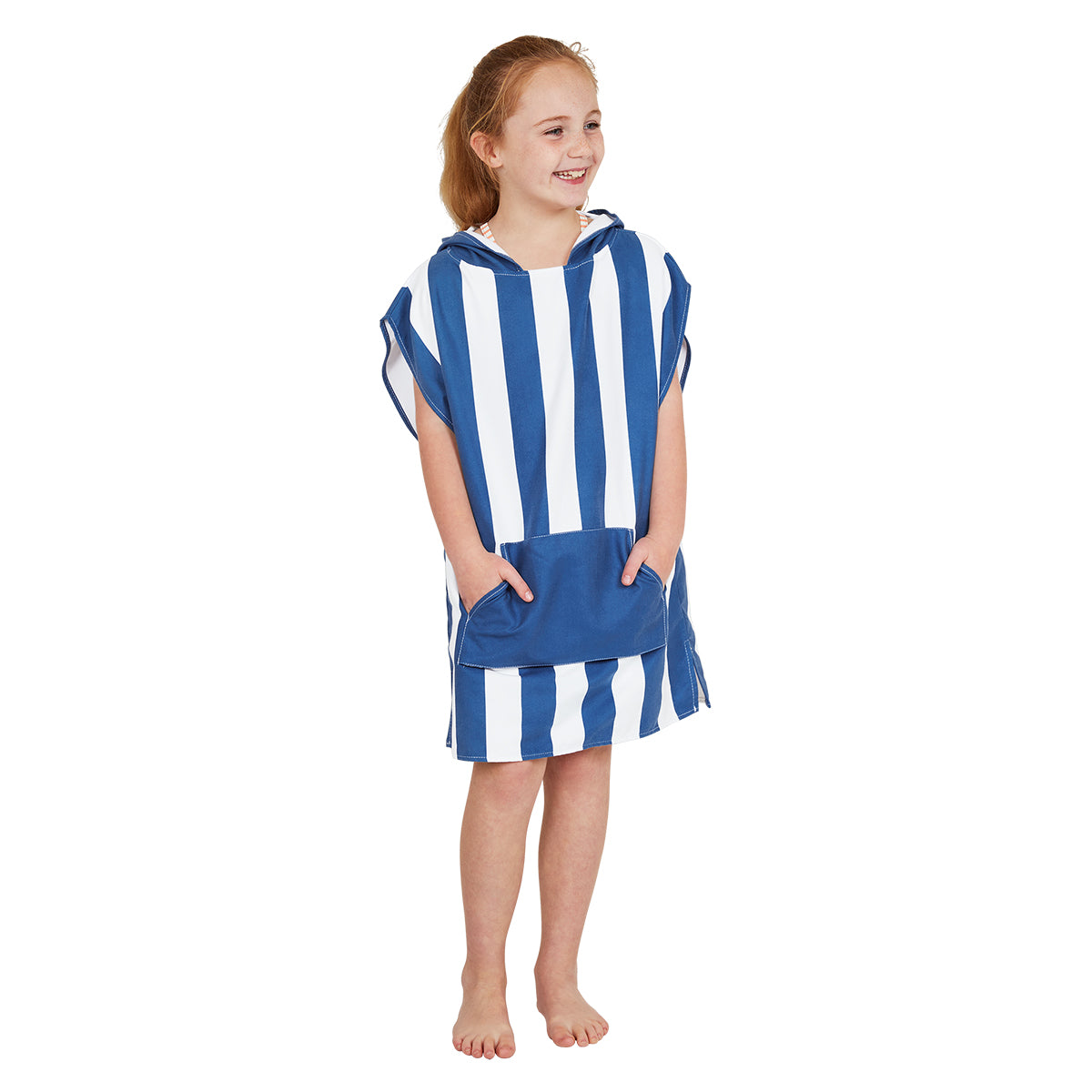 Dock & Bay Poncho Mini Cabana Collection Whitsunday Blue 100% Recycled 100% Recycled