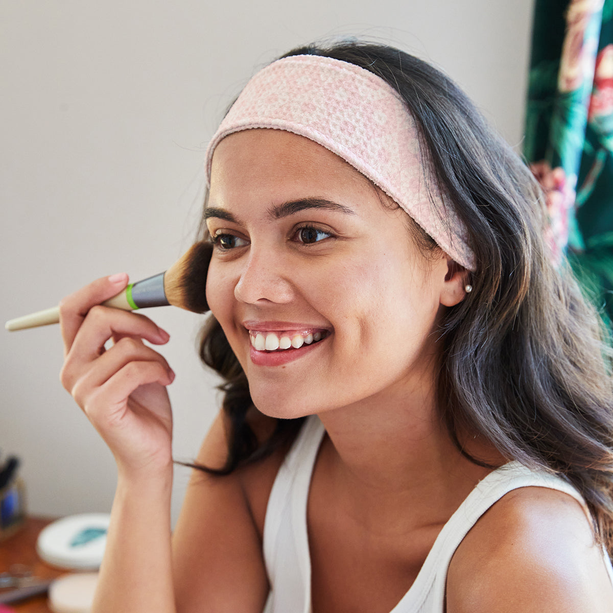 Dock & Bay Waffle SPA Head Band Diamond Pink 100% Recycled 100% Recycled