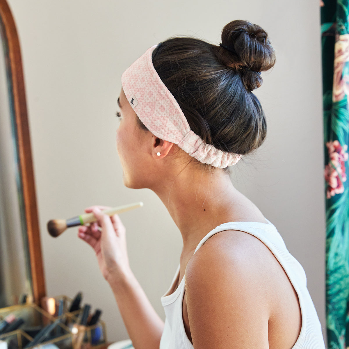 Dock & Bay Waffle SPA Head Band Diamond Pink 100% Recycled 100% Recycled