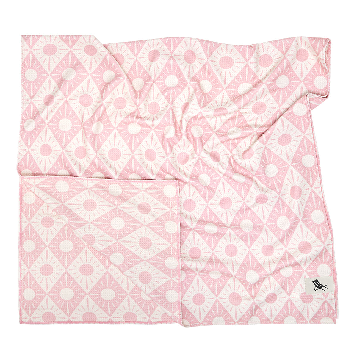 Dock & Bay Waffle Towel XL Diamond Pink 100% Recycled 100% Recycled
