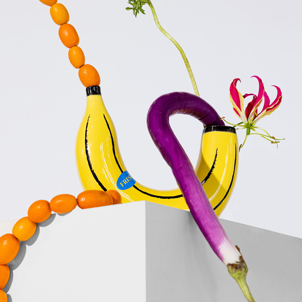 DOIY Farmers Market Banana Vase