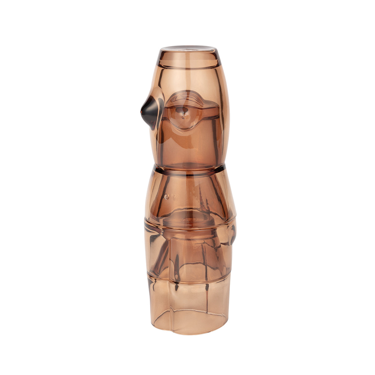 DOIY Body Stacking Glasses Brown