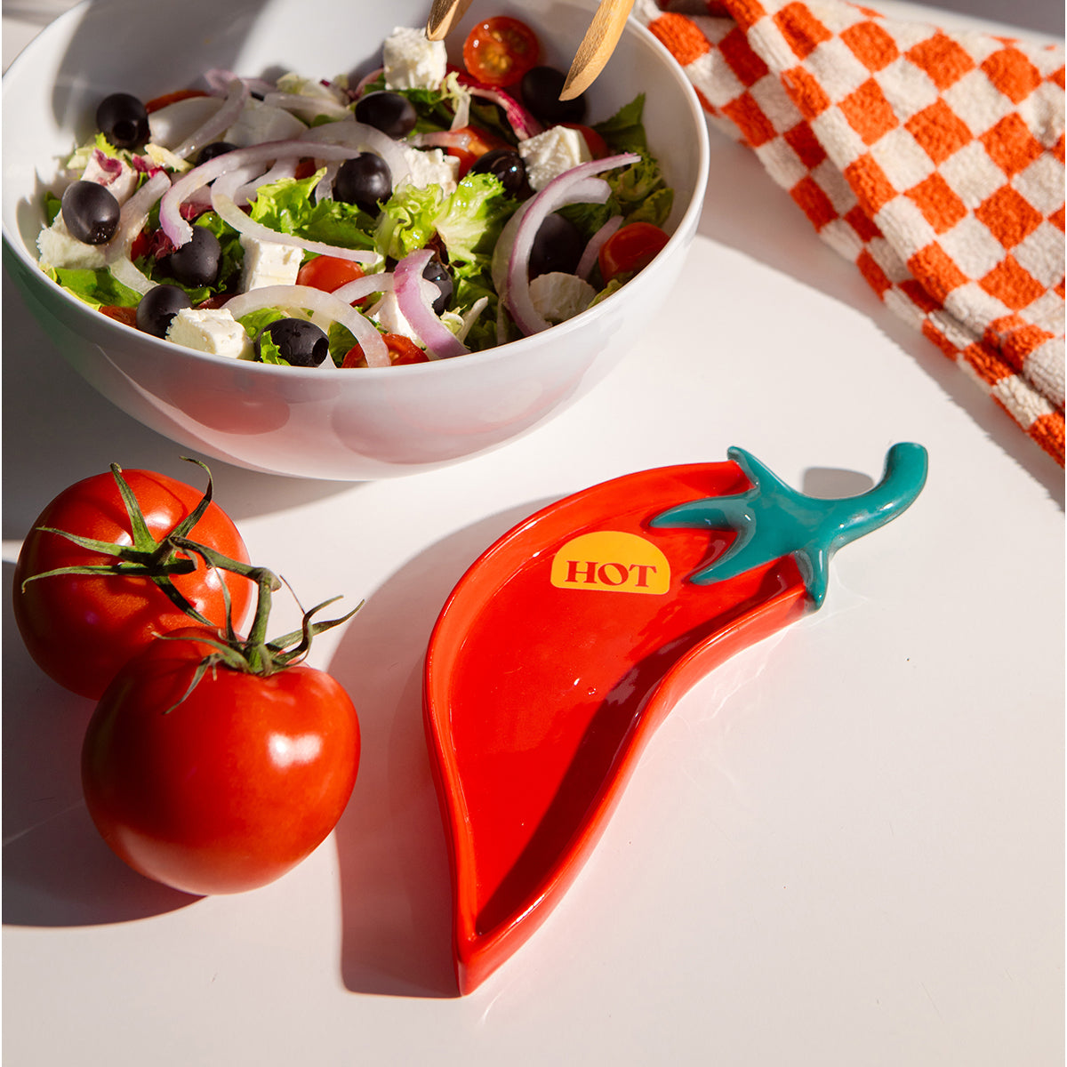 DOIY Farmers Market Spoon Rest Chilli
