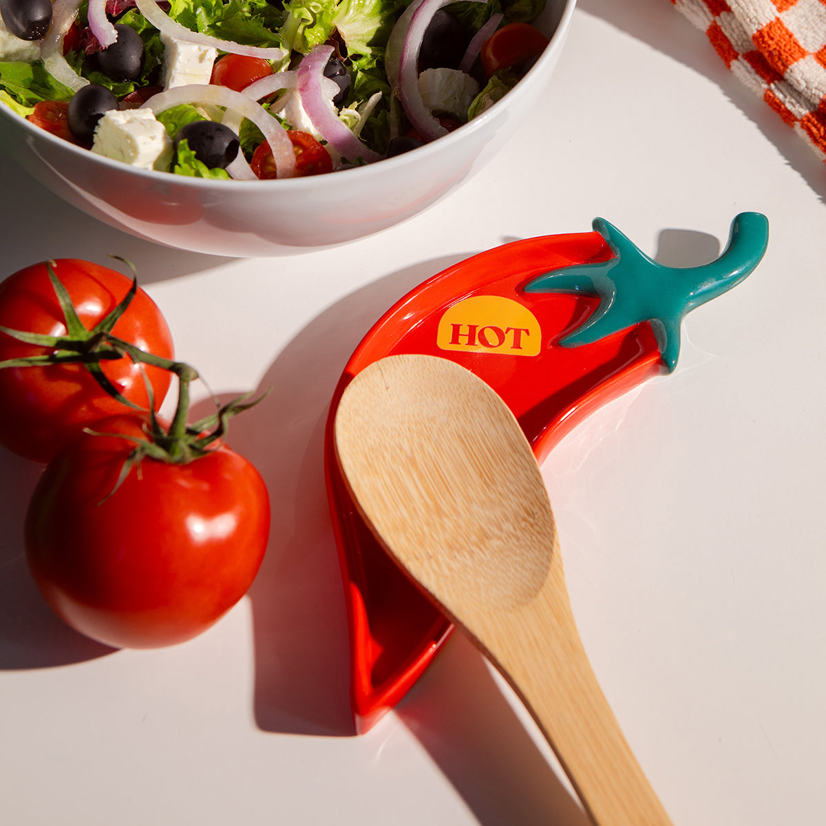 DOIY Farmers Market Spoon Rest Chilli