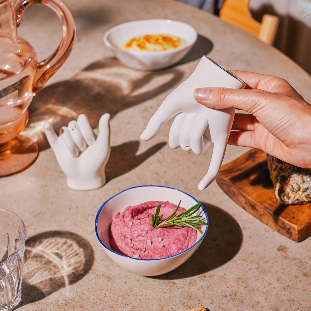 DOIY Pinky Swear Salt & Pepper Shakers Salt & Pepper Shakers