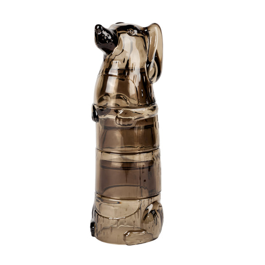 DOIY Puppy Stacking Glasses Brown