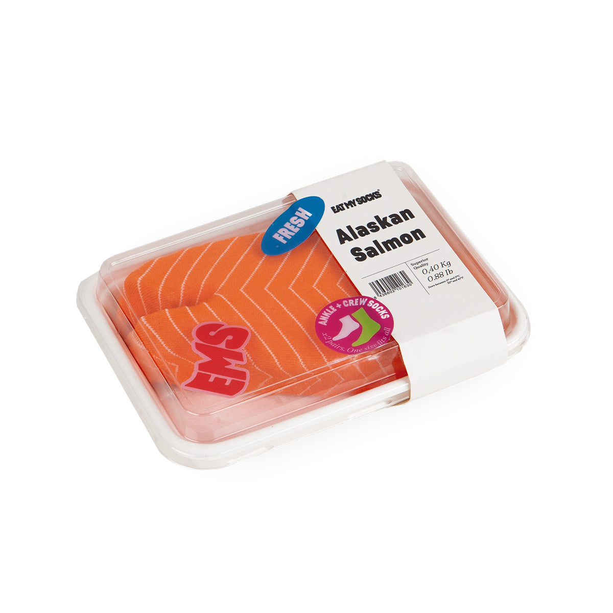 Eat My Socks Socks Alaskan Salmon (2 pairs)