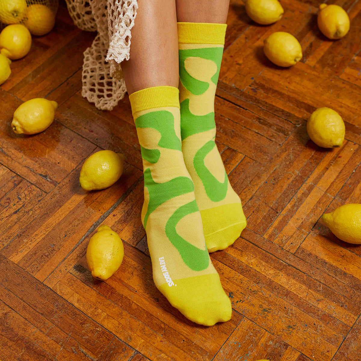 Eat My Socks Socks Fresh Lemons (2 pairs)