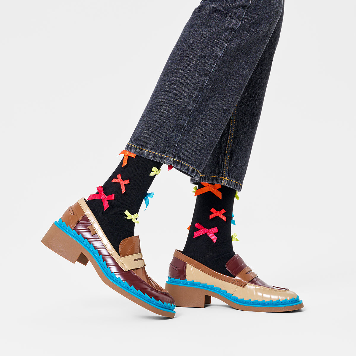 Happy Socks Bowmania Mid High Sock (9000)