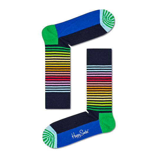 Happy Socks Half Stripe Sock (6501)