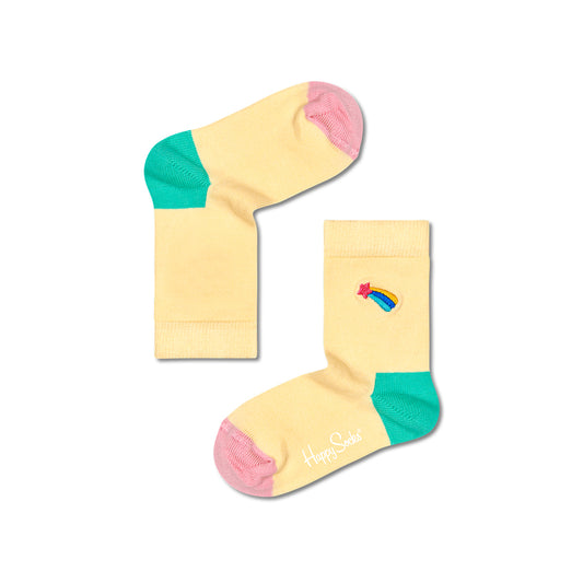 Happy Socks Kids Shooting Star Embroidery Sock (2200)