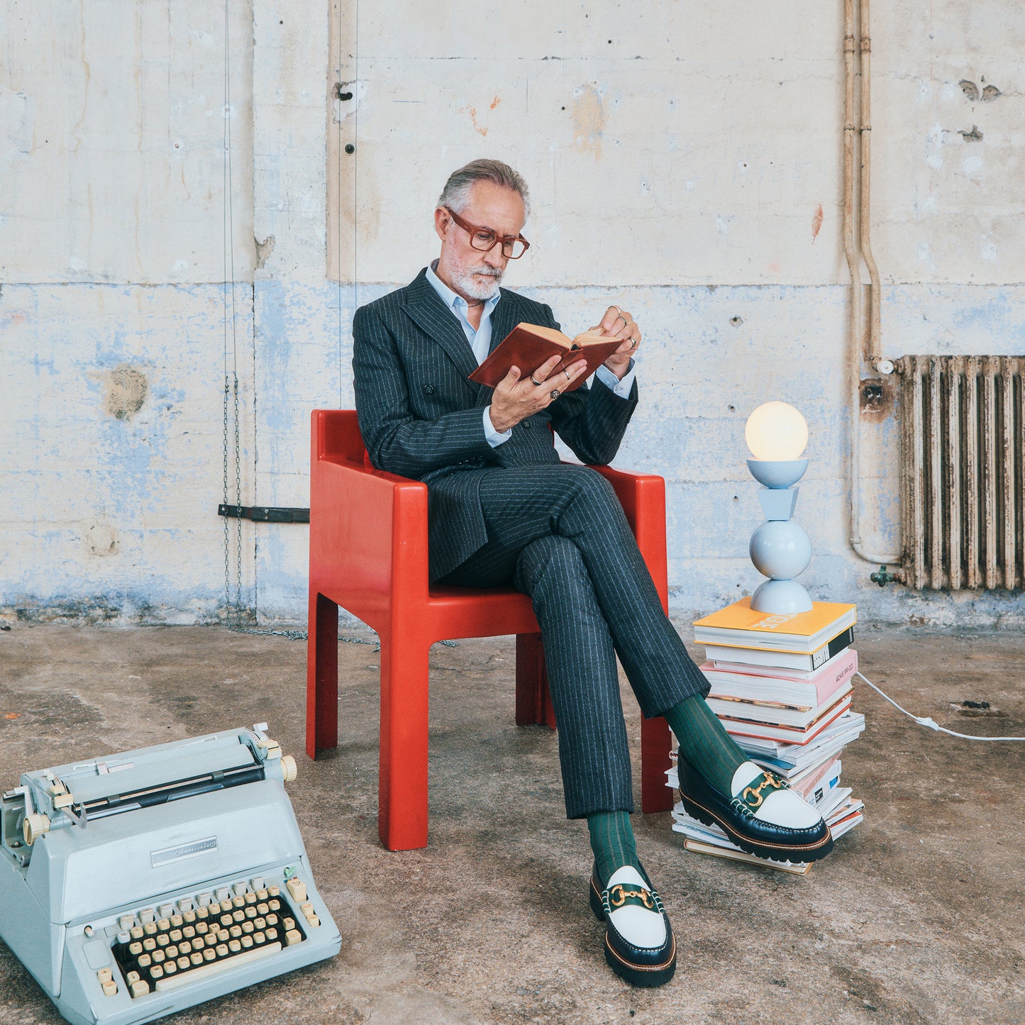 IZIPIZI Reading Collection Quote Chapters Carmine Red