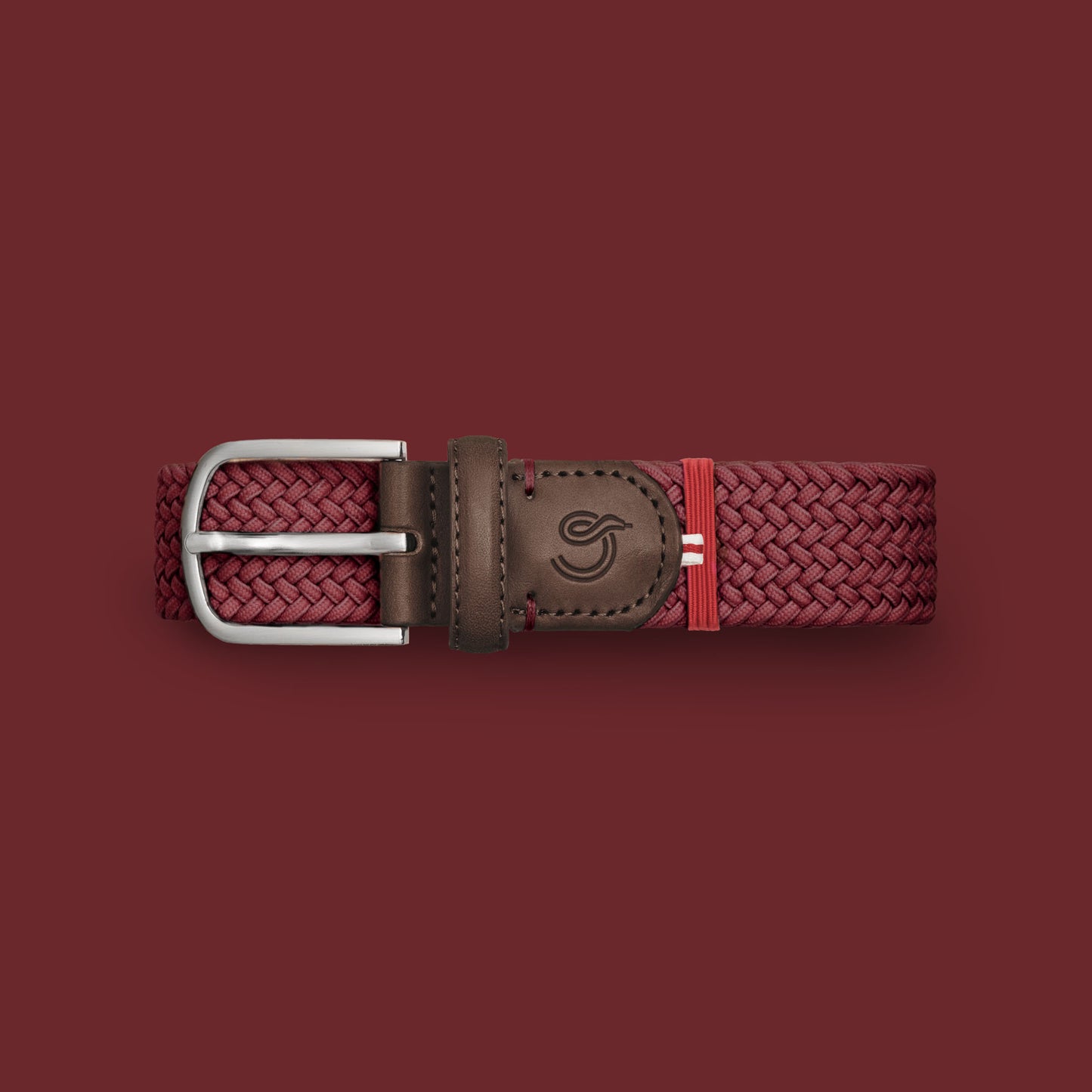 La Boucle La Boucle Mono Bordeaux Woven Belt Woven Belt