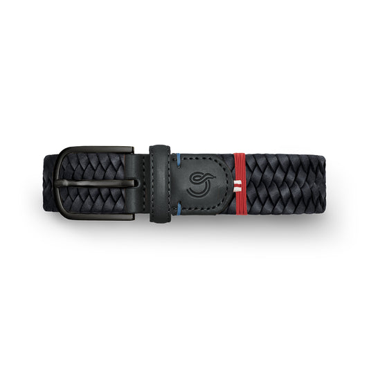 La Boucle La Boucle Stretch Leather Contrast Chicago Woven Belt Woven Belt