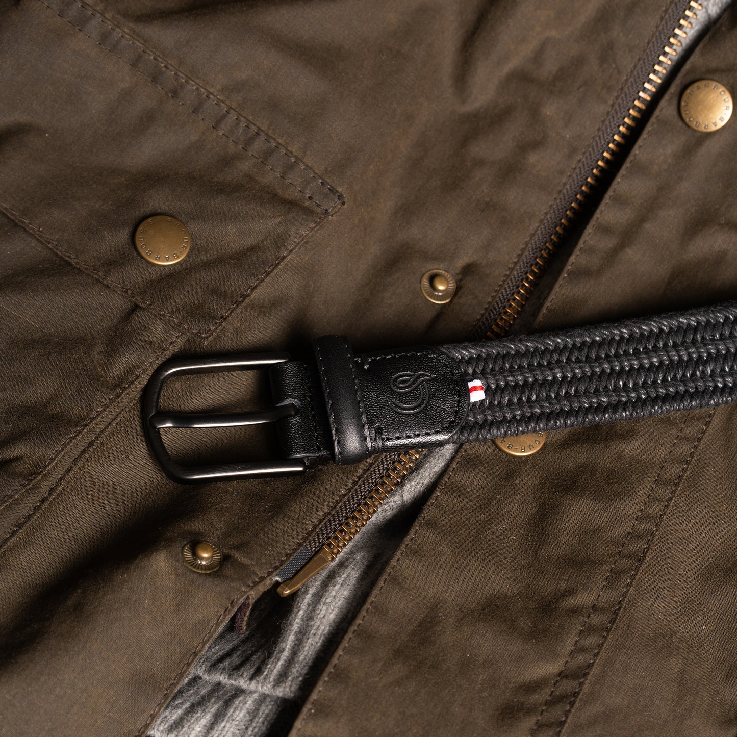 La Boucle La Boucle Waxed Cotton Lombardia Woven Belt Woven Belt