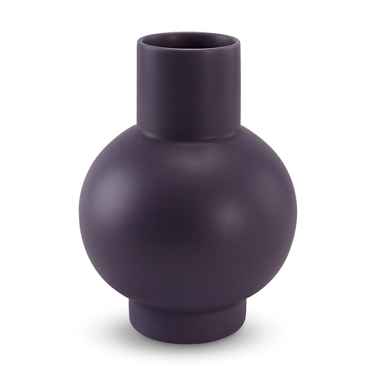 Raawii StrØm Vase Large Purple Ash
