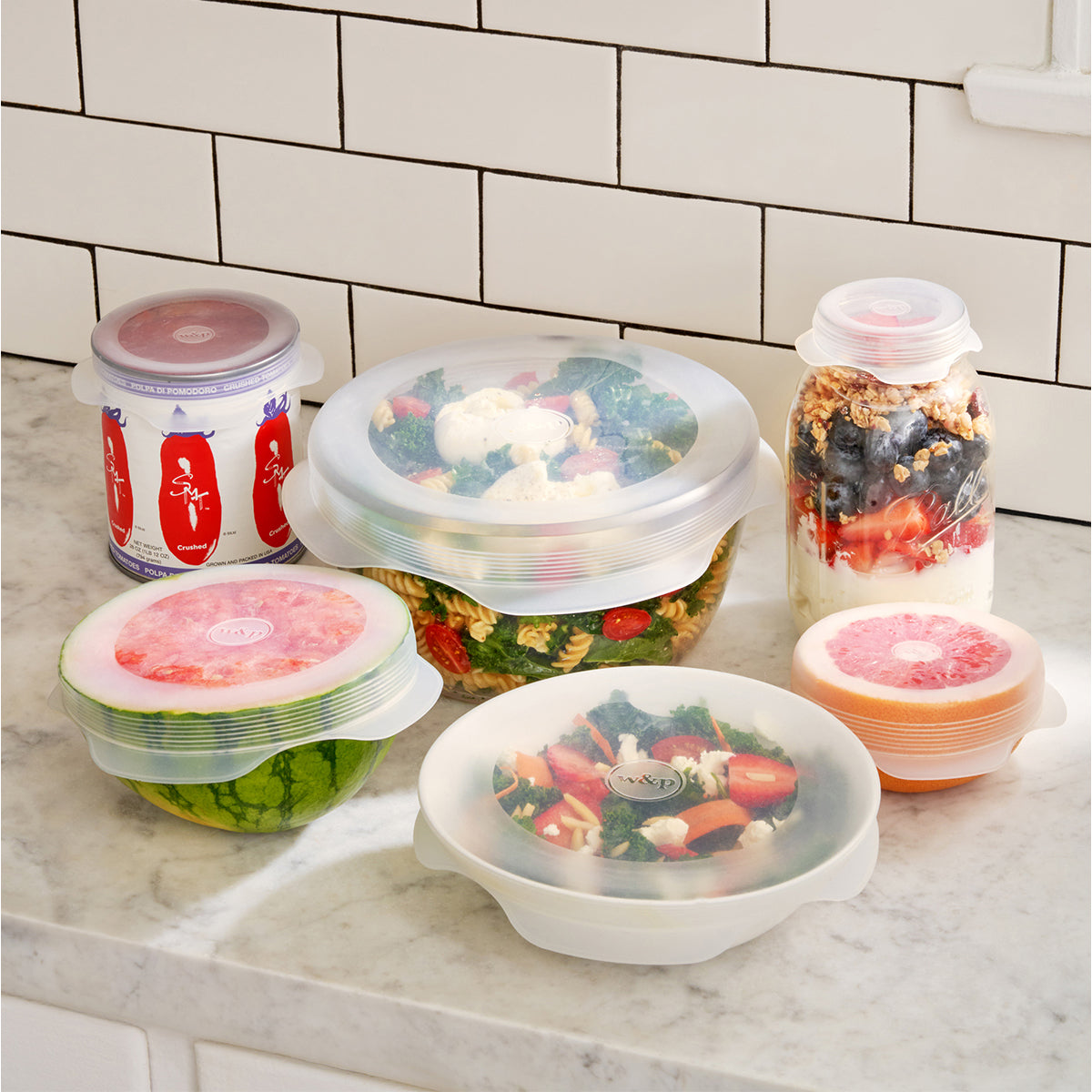 W&P Reusable Stretch Lid (set of 6) v1 Food Cover Food Cover