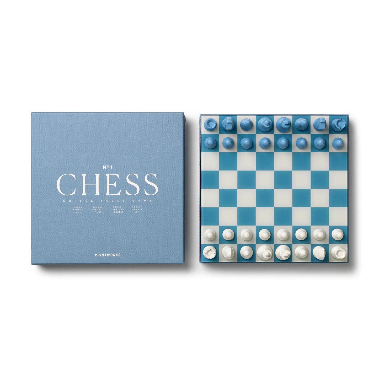 Printworks Classic Games Chess Dusty Blue