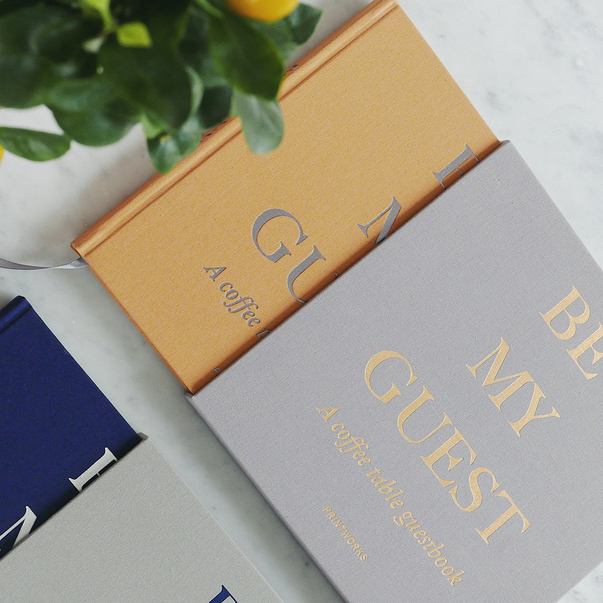 Printworks Guest Book Beige Yellow