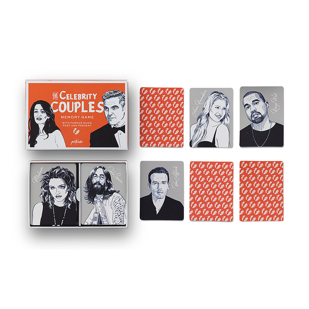Printworks Card Game Celebrity Couples